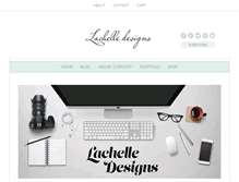 Tablet Screenshot of lachelledesigns.com